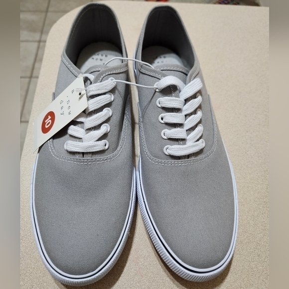 a new day Shoes - NWT A New Day Gray Slip-On Sneakers